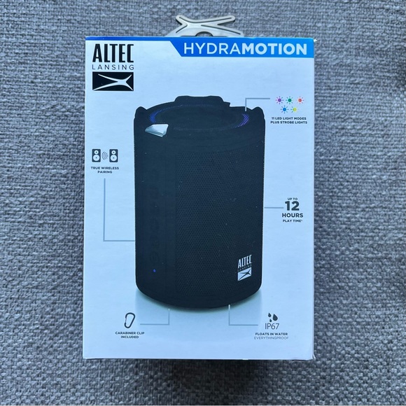 New! Altec Lansing HydraMotion Everything Proof Bluetooth Speaker - Picture 5 of 16